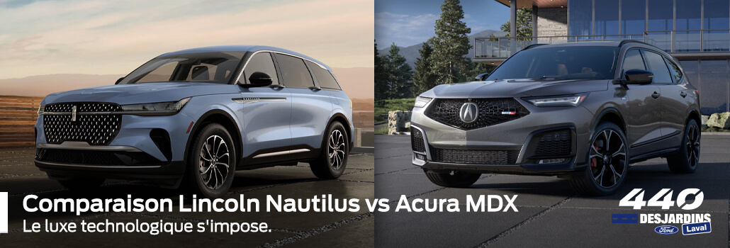 Lincoln Nautilus vs Acura MDX