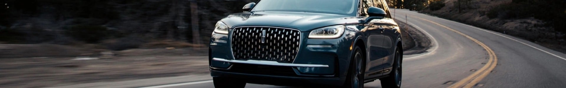 Front section of a silver car featuring a wheel and headlight, with a blurred landscape background.